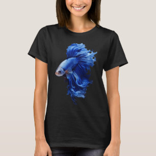 Ein schöner blauer Guppy-Fisch Fancy Guppies Thai T-Shirt