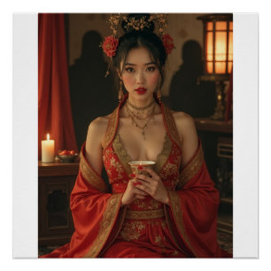 Ein schöner chinesischer höflicher Mörder Poster