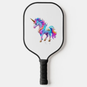 Ein schöner Einhornaufkleber 1 Pickleball Schläger