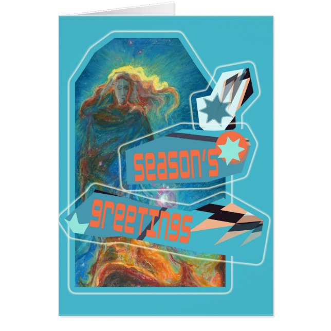 Ein schöner Lady Nebula Saisongrüße (Vorne)