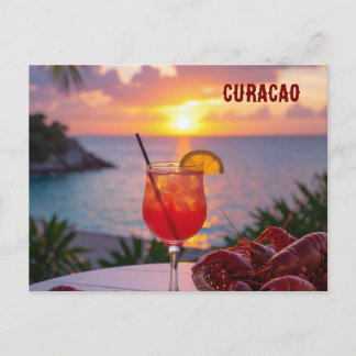 Ein schöner Nachmittag in CURACAO Feiertagspostkarte