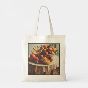 Ein schöner Obstkorb-Design-Tote-Beutel Tragetasche