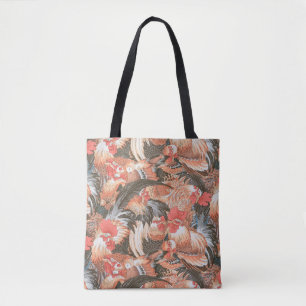 Ein schöner Philip Jacobs Fabric Roosters Tote Ba