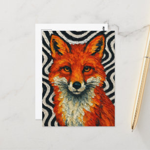 Ein schöner roter Fuchs Postkarte