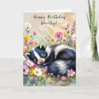 Ein schöner Skunk-Abend, Personalisiert zum Geburt