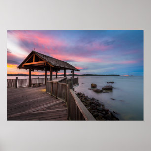 Ein schöner Sonnenuntergang Poster