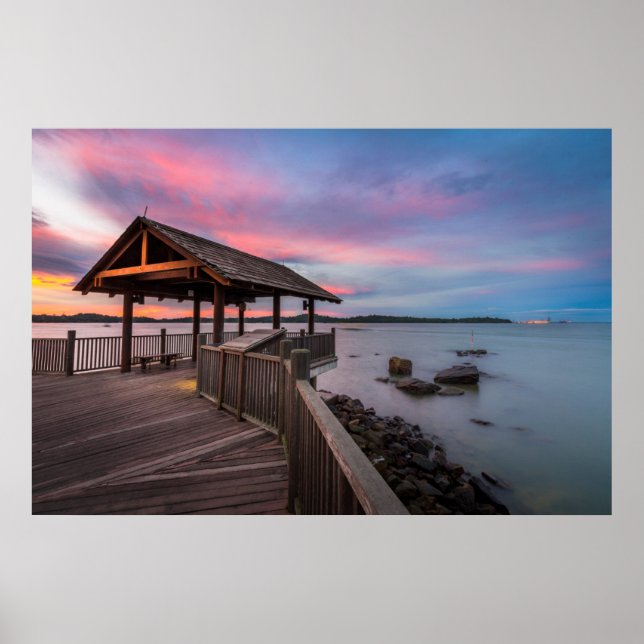 Ein schöner Sonnenuntergang Poster (Vorne)