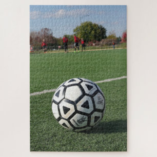 Ein schöner Spielfußball oder Futbol-20x30 -1014 S Puzzle