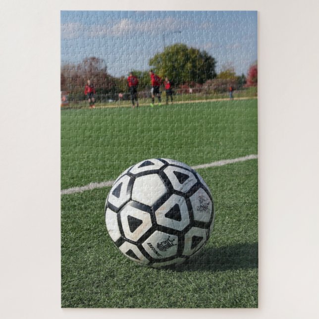 Ein schöner Spielfußball oder Futbol-20x30 -1014 S Puzzle (Vertikal)