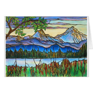 "Ein schöner Tag-" Buntglas-Landschaftskunst!