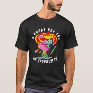 Ein schöner Tag für die Apokalypse Funny Zombie T-Shirt