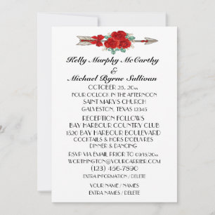 Ein schöner Tag für eine Hochzeit - Einladung