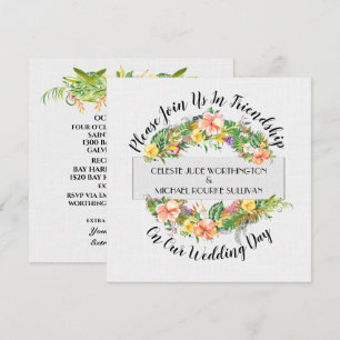 Ein schöner Tag für eine Hochzeit Einladung