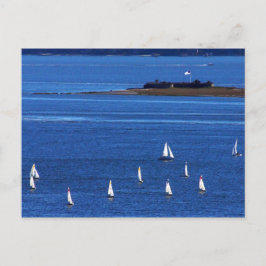 Ein schöner Tag im Hafen von Charleston! Postkarte