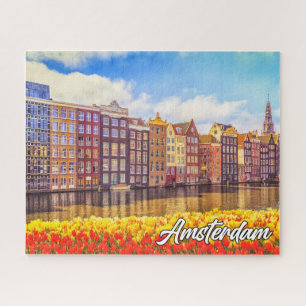 Ein schöner Tag in Amsterdam, Niederlande Puzzle