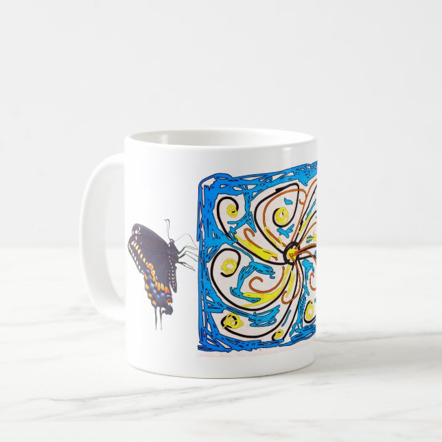 Ein schöner Tag Kaffeetasse (Vorderseite Links)