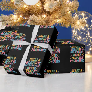 Ein schöner Tag, um die Pronomen anderer Leute zu Geschenkpapier