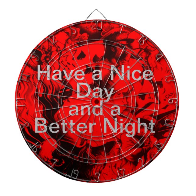 Ein schöner Tag und ein hochwertigeres Dartboard Dartscheibe (vorne)