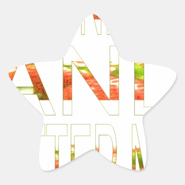 Ein schöner Tag und eine bessere Nachtkunst Stern-Aufkleber (Vorderseite)