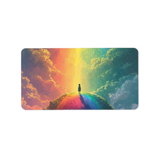 Ein schöner Traum Adressaufkleber (Vorne)