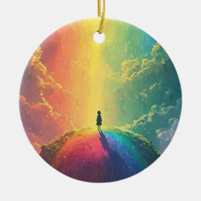 Ein schöner Traum Keramik Ornament (Vorne)