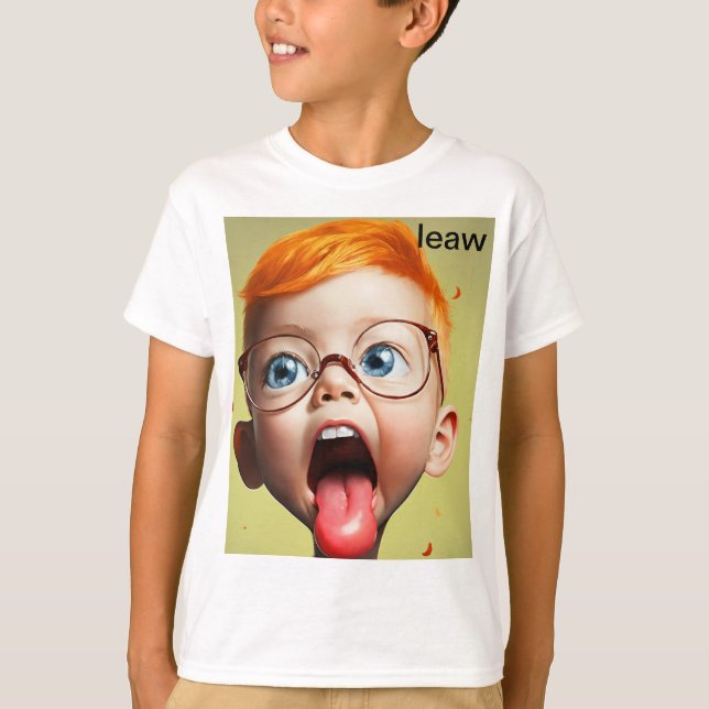 Ein schöner, trendiger T - Shirt von Jungs (Vorderseite)