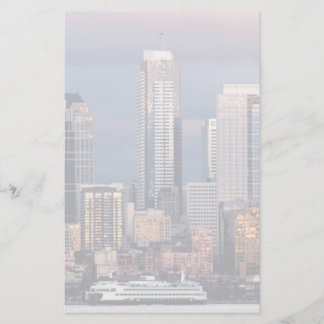 Ein schöner und dramatischer Sonnenuntergang aus d Briefpapier