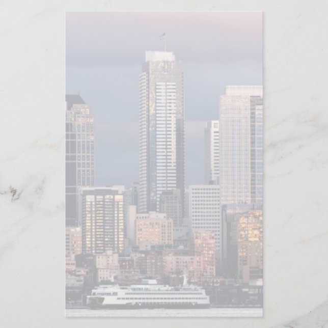 Ein schöner und dramatischer Sonnenuntergang aus d Briefpapier (Vorderseite)