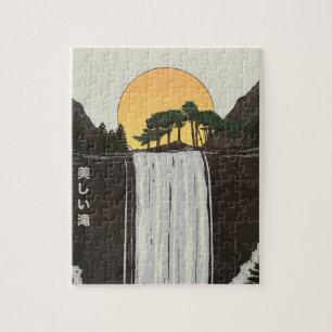 Ein schöner Wasserfall Puzzle