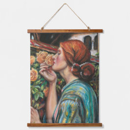 Ein schöneres Ambiente Wandteppich Mit Holzrahmen