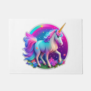 Ein schönes Einhorn Fußmatte