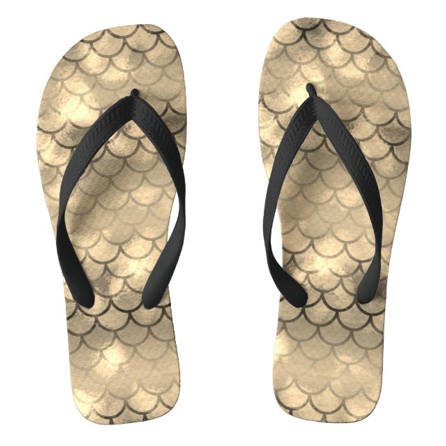 Ein schönes Farbspektrum von Meerjungfrau Flip Flops (Fußbett)