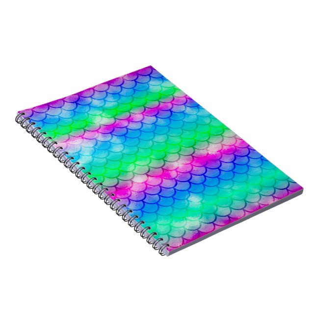 Ein schönes Farbspektrum von Meerjungfrau Notizblock (Rechte Seite)