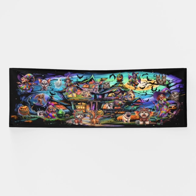Ein schönes Halloween Banner (Horizontal)