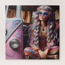 Ein schönes Hippie Girl