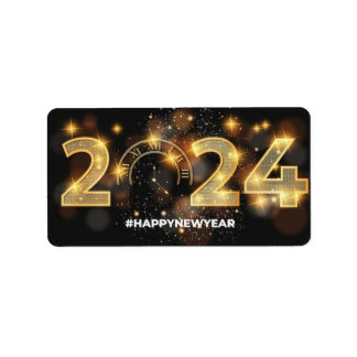 "Ein schönes neues Jahr!" Adressaufkleber