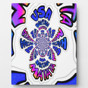 Ein schönes phantastisches Zitat-Design der USA Fotoplatte