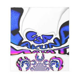 Ein schönes phantastisches Zitat-Design der USA Notizblock