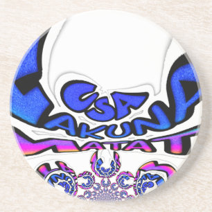 Ein schönes phantastisches Zitat-Design der USA Sandstein Untersetzer