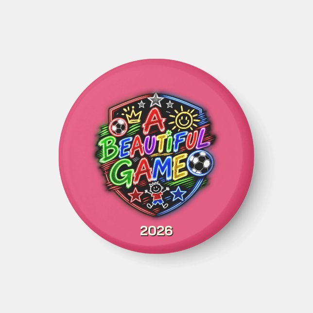 Ein schönes Spiel für Kinder Magnet (Vorne)
