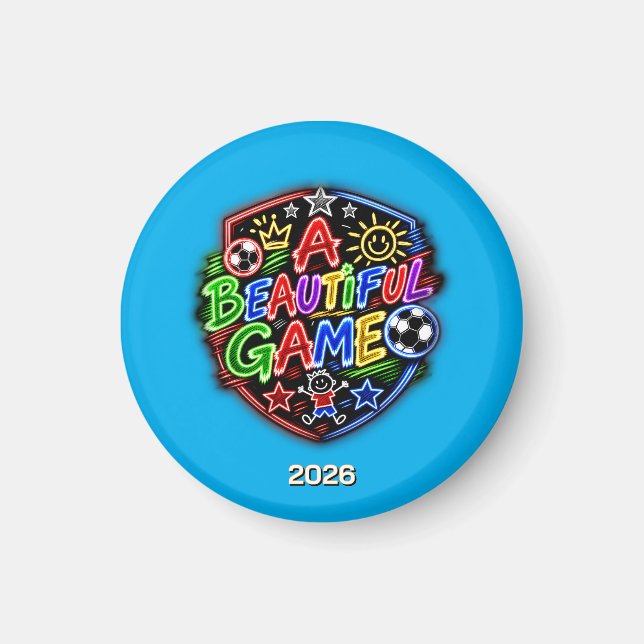 Ein schönes Spiel für Kinder Magnet (Vorne)
