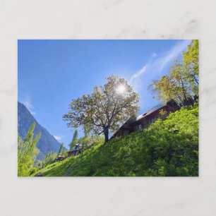 Ein schönes Tal in Indien Postkarte