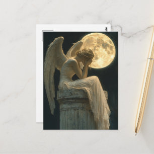 Ein schönes und der Mond Postkarte