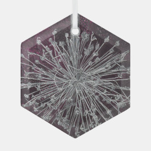 Ein schönes Unkraut Ornament Aus Glas