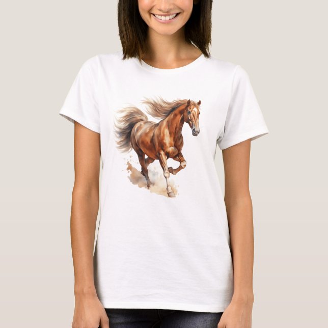 Ein schönes wildes Pferd T-Shirt (Vorderseite)