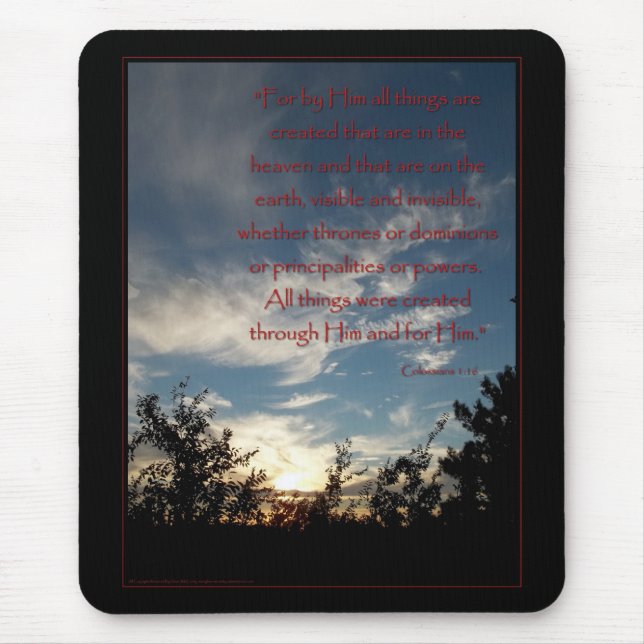 Ein Schöpfer Mousepad (Vorne)