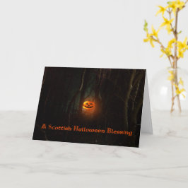 Ein schottischer Halloween-Segen - - Karte