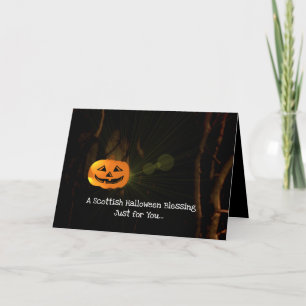 Ein schottischer Halloween-Segen - Karte