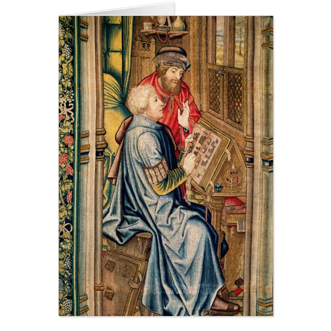 Ein Schreiber, der ein Konto schreibt (Vorne)