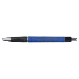 Ein Schreibstift mit einem blauen Swirl Kugelschreiber
